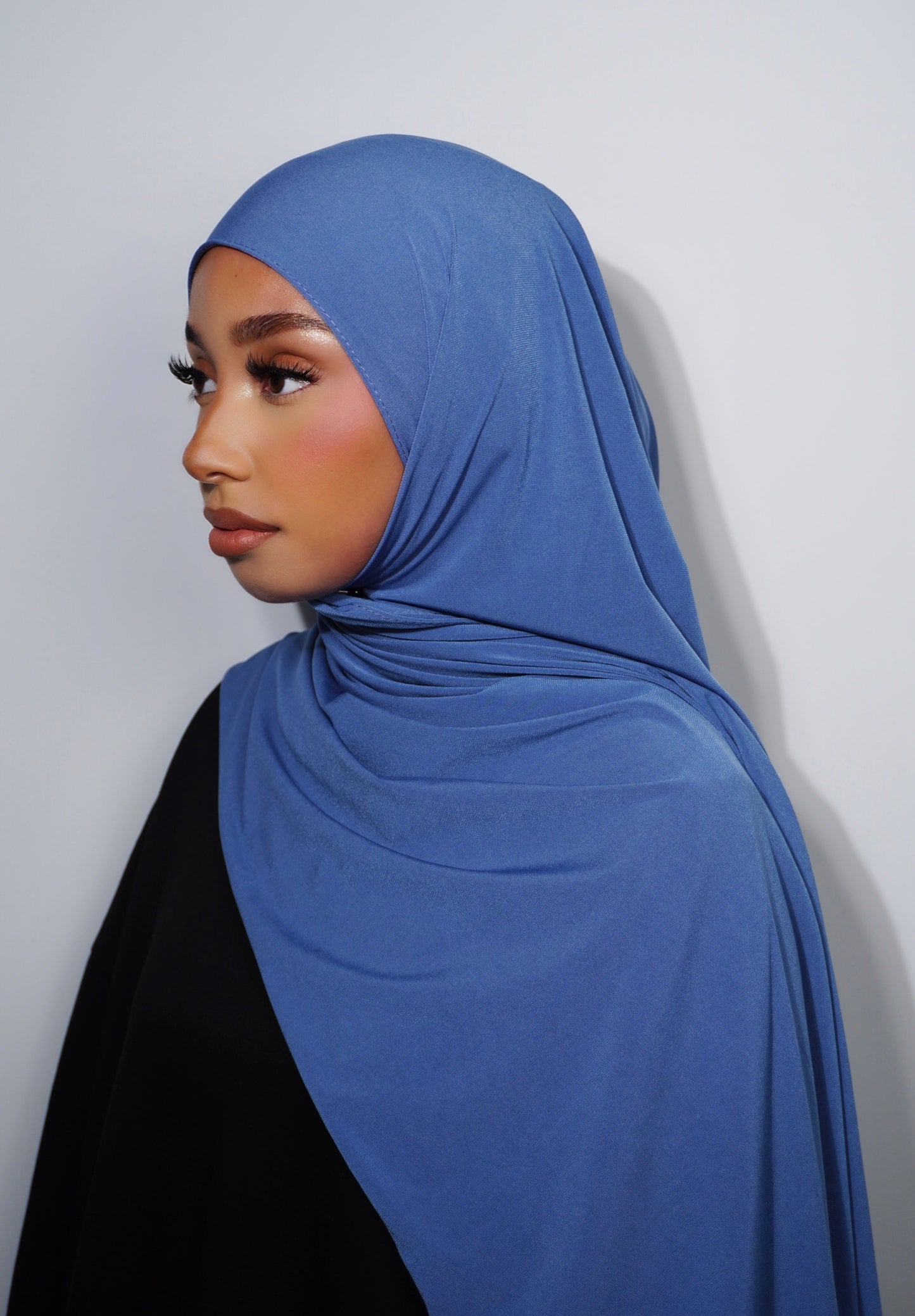 HIJAB JERSEY PREMIUM SUPERIEUR AZURE