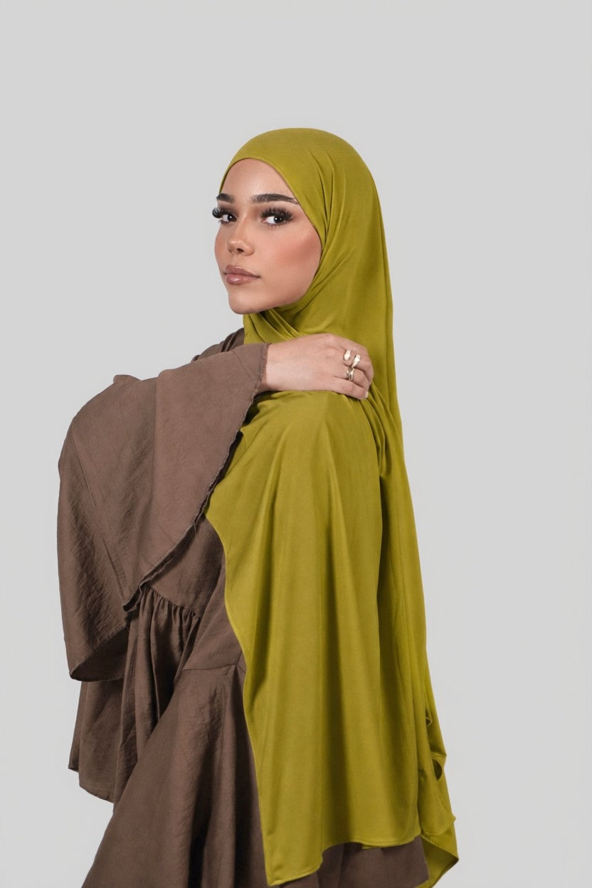 OLIVE PREMIUM JERSEY HIJAB