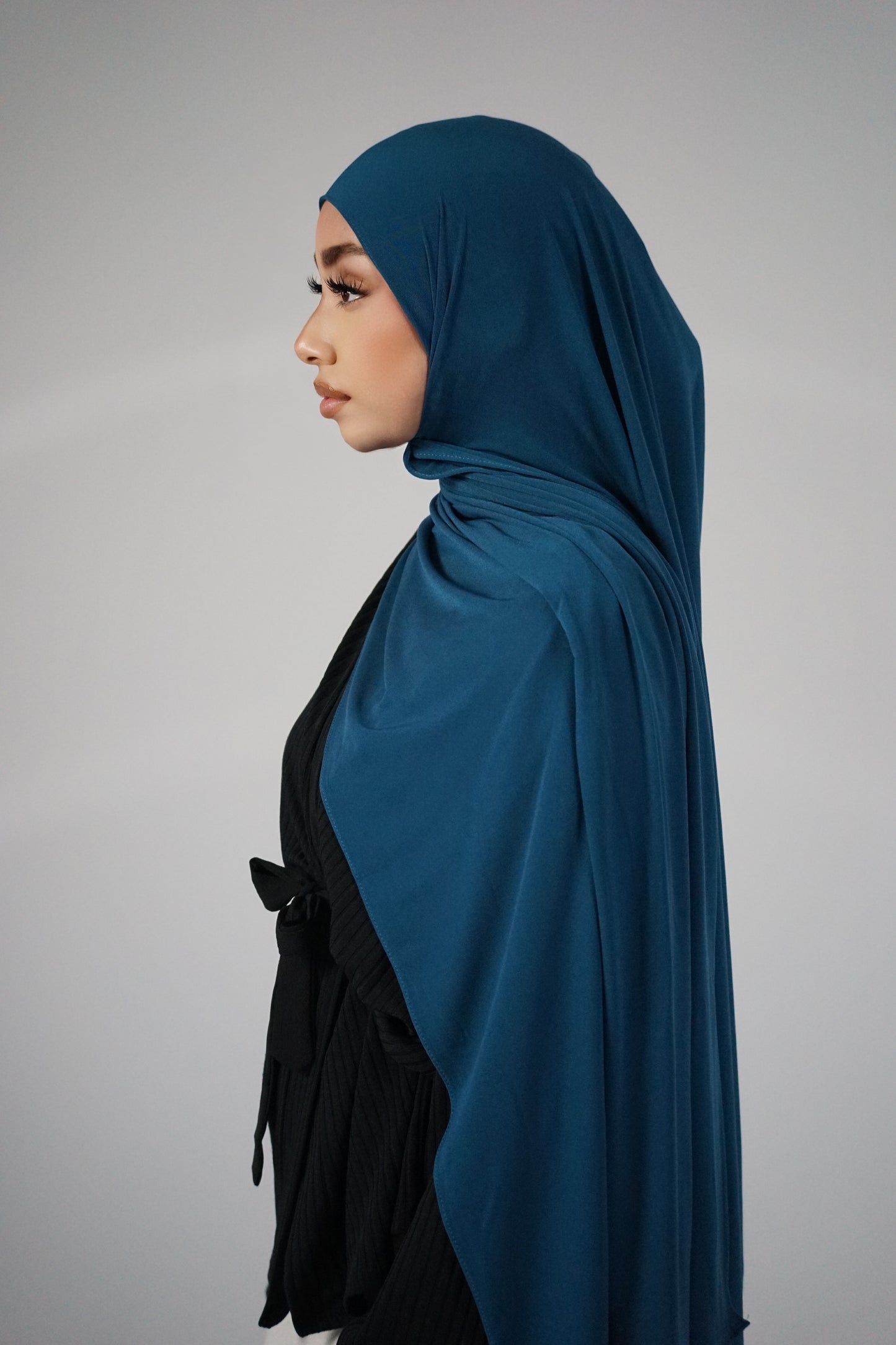 TEAL LUXE PREMIUM JERSEY HIJAB