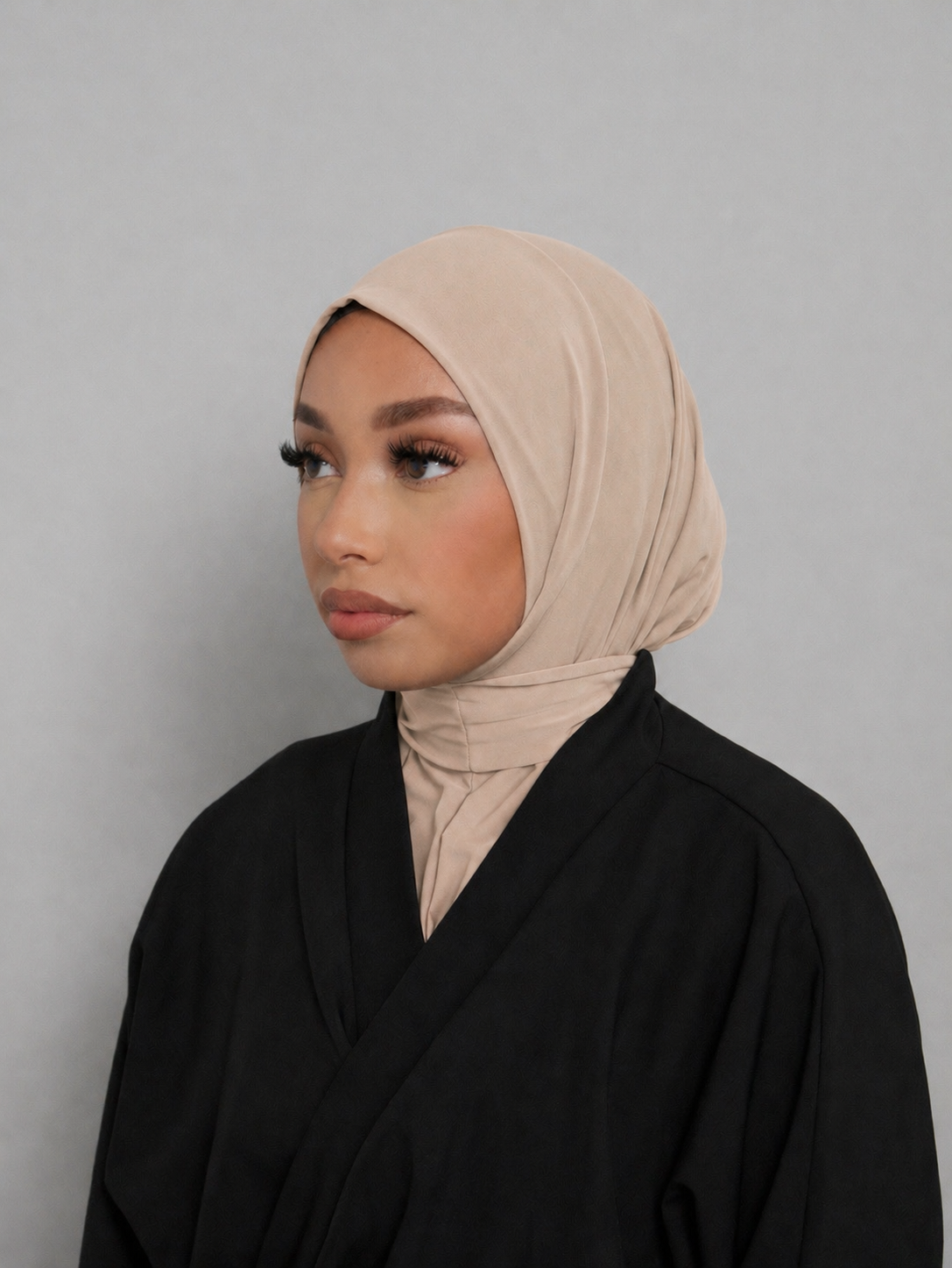 HIJAB CAGOULE BEIGE