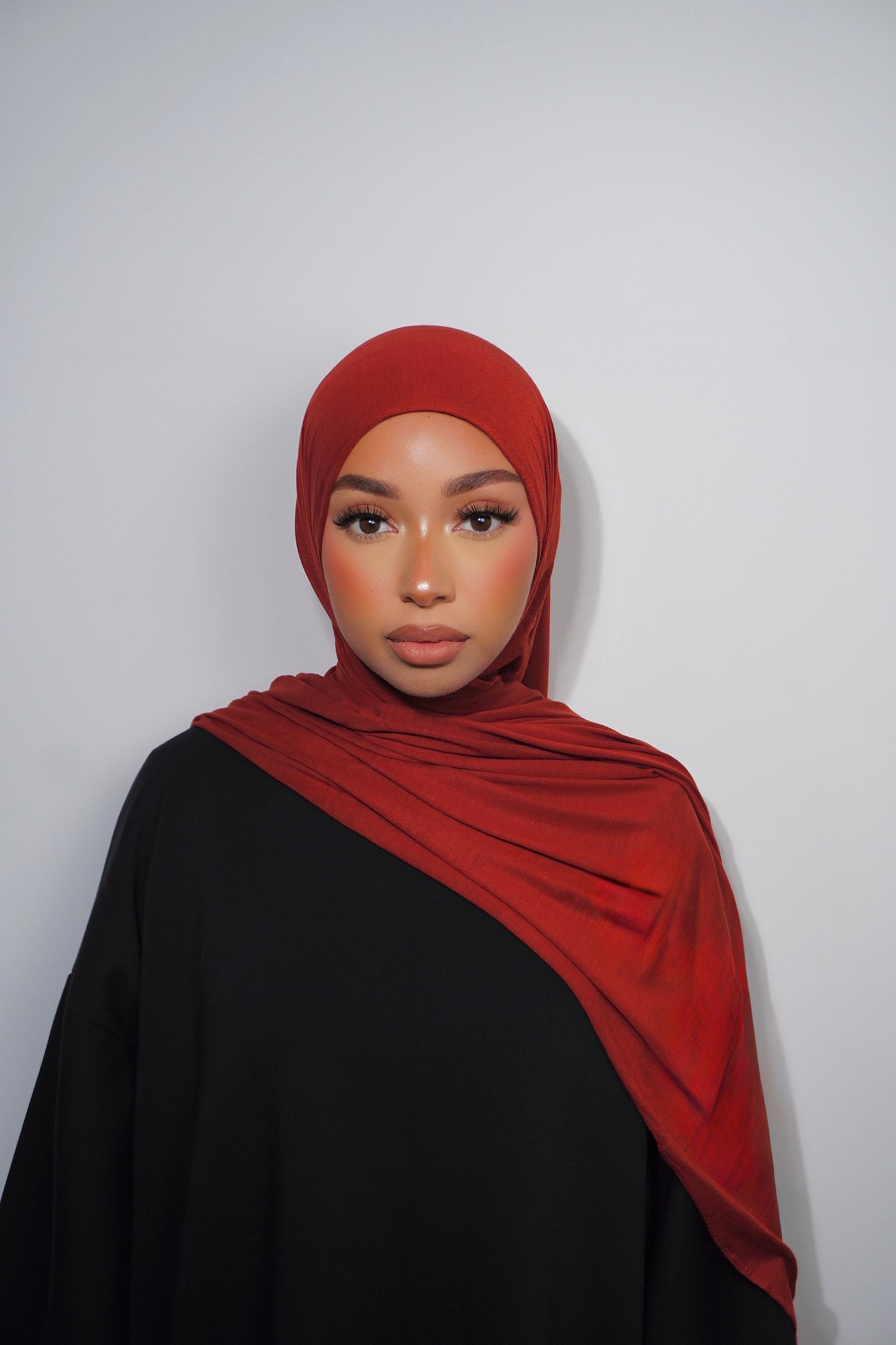 HIJAB JERSEY BAMBOO TERRACOTTA