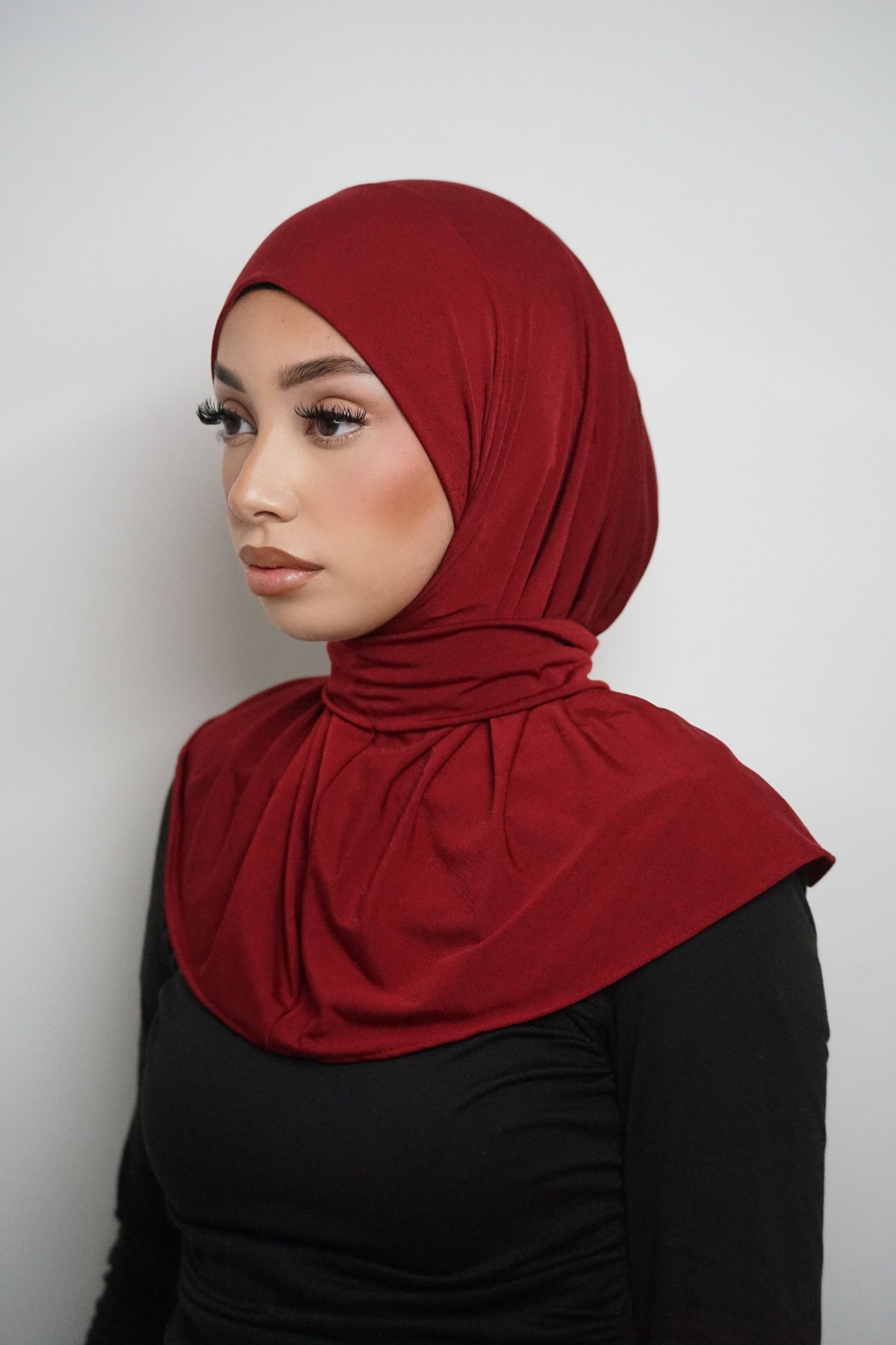 HIJAB CAGOULE BORDEAUX