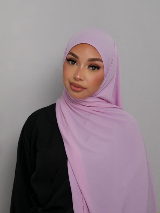 HIJAB JERSEY PREMIUM LILA
