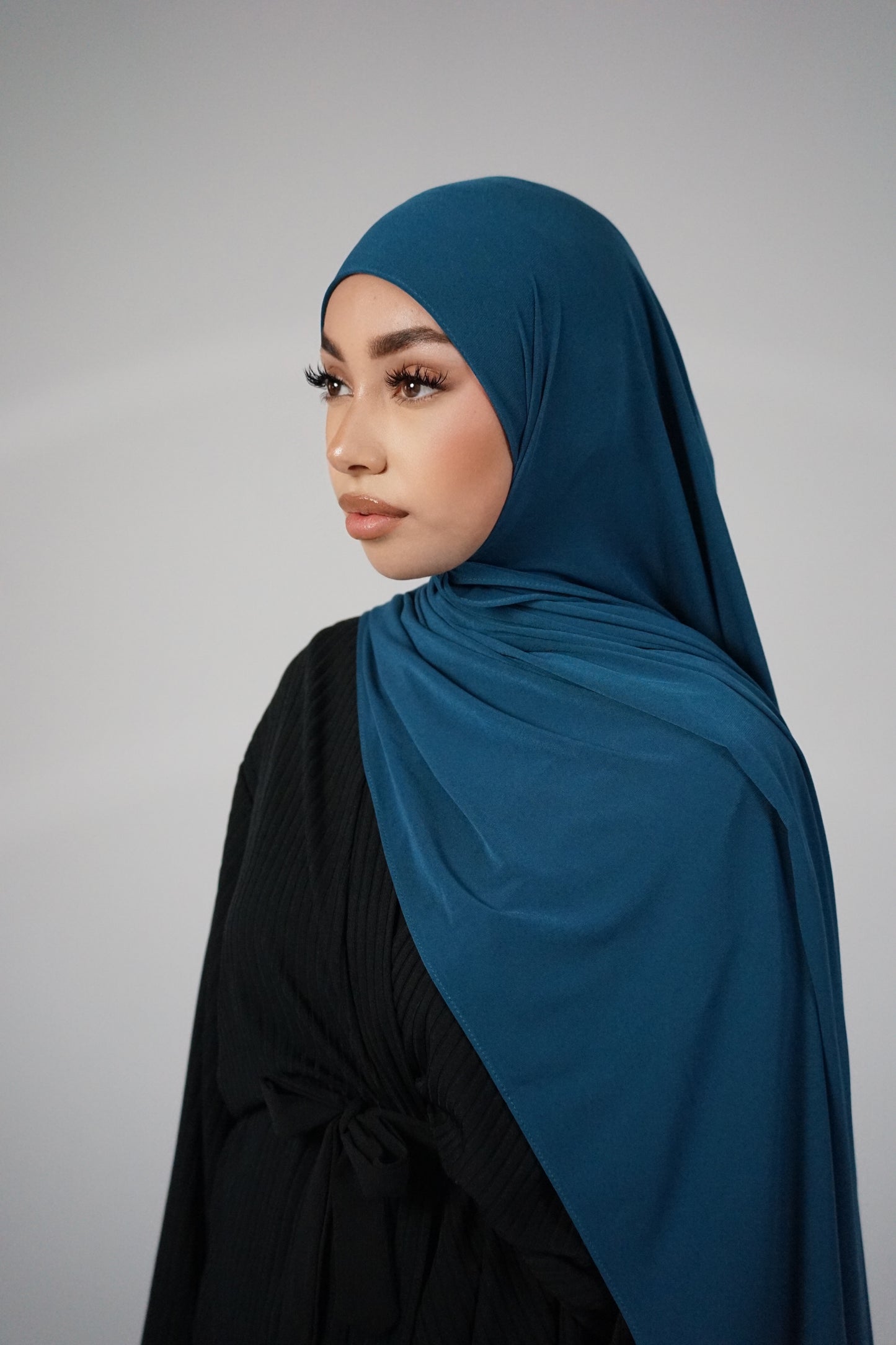 TEAL LUXE PREMIUM JERSEY HIJAB