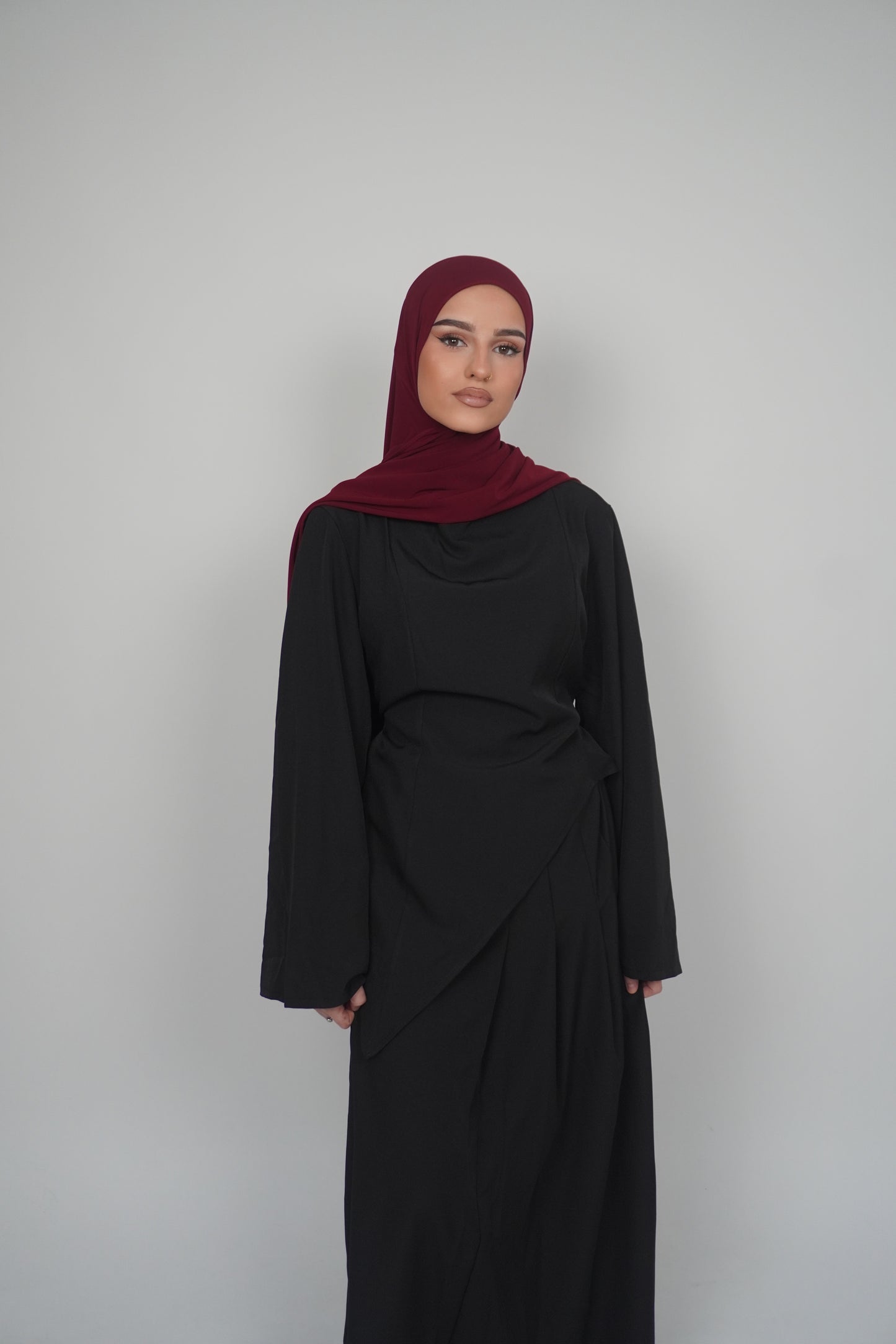 HIJAB JERSEY PREMIUM BORDEAUX