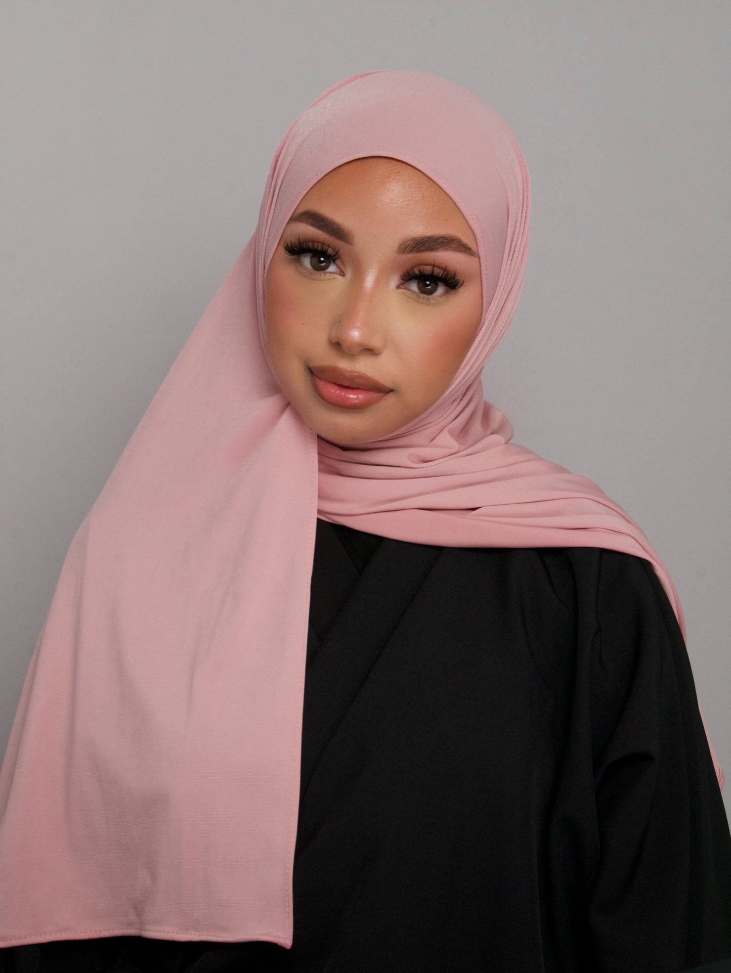 HIJAB JERSEY PREMIUM ROSE POUDRÉ