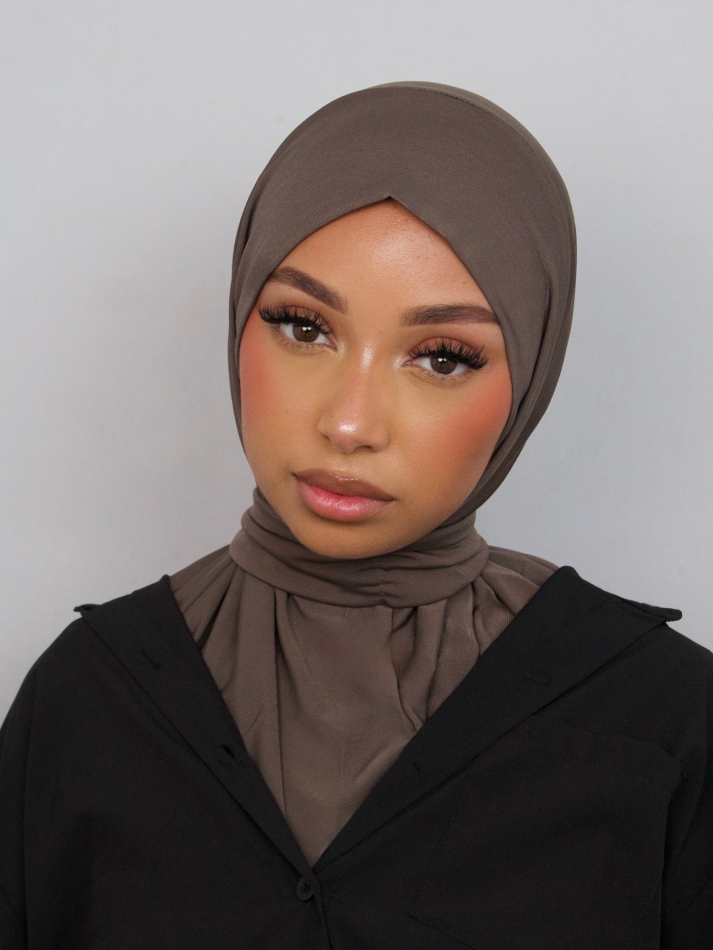HIJAB CAGOULE TAUPE