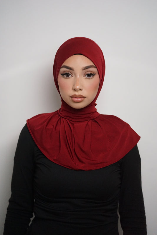 HIJAB CAGOULE BORDEAUX