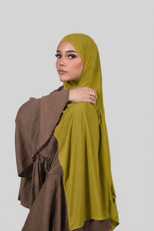 OLIVE PREMIUM JERSEY HIJAB