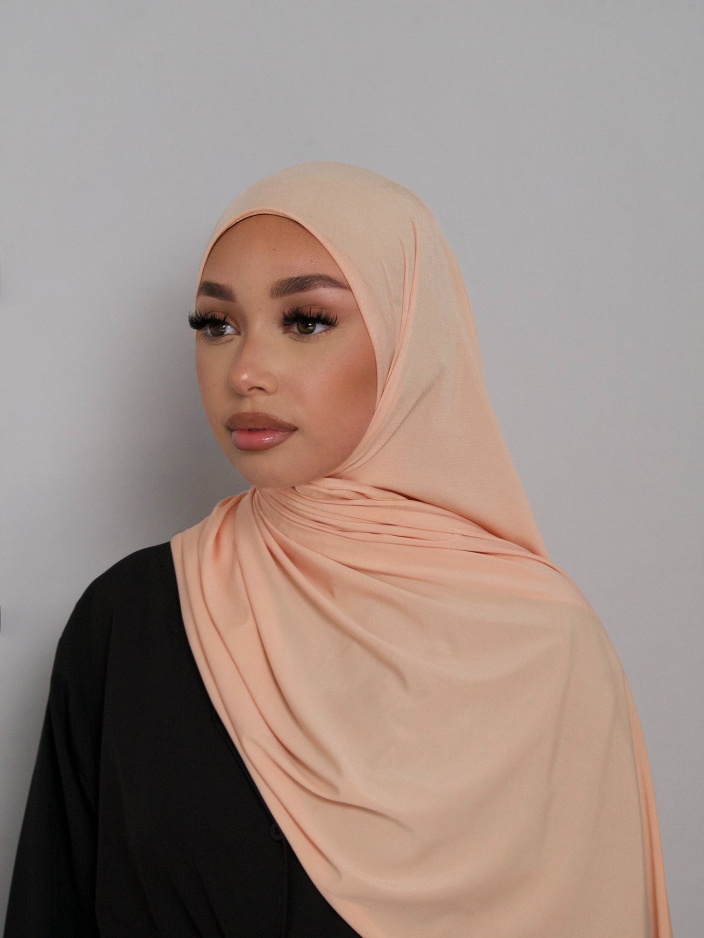 HIJAB JERSEY PREMIUM PECHE