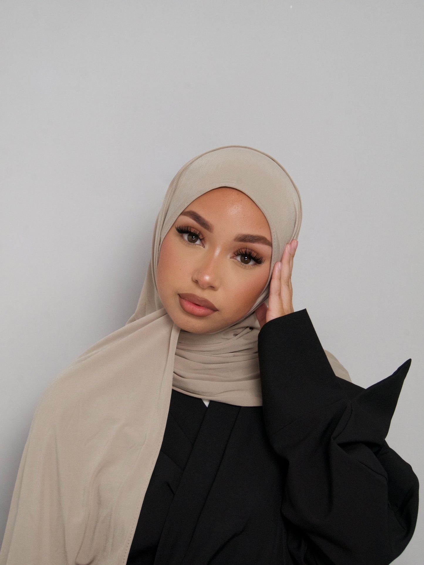 HIJAB JERSEY PREMIUM NUDE