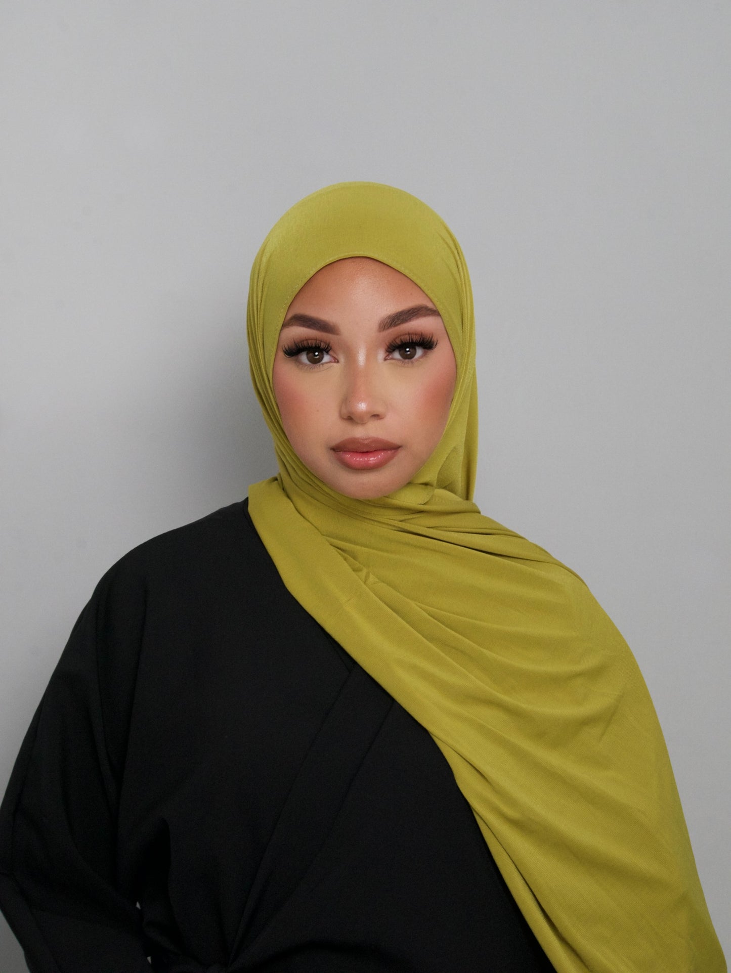 HIJAB JERSEY PREMIUM VERT OLIVE