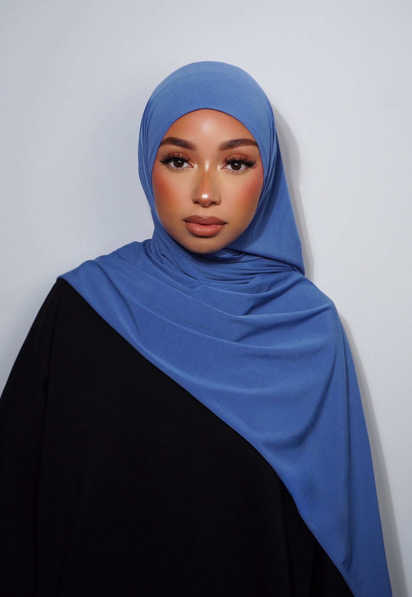 HIJAB JERSEY PREMIUM SUPERIEUR AZURE