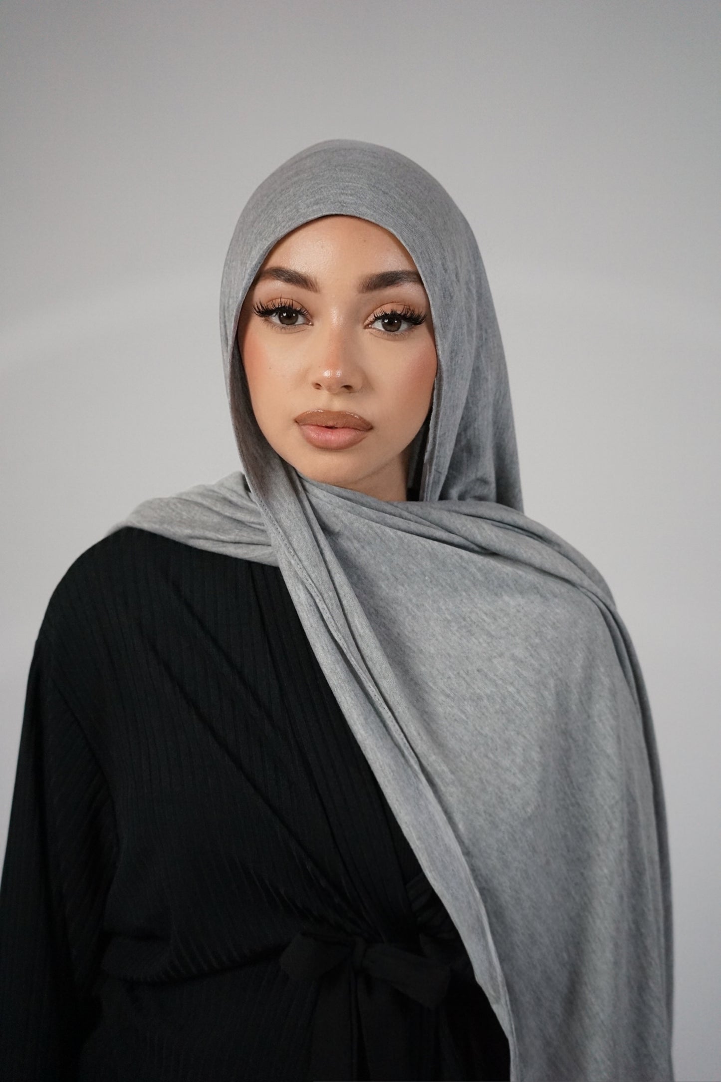 GREY BAMBOO MODAL HIJAB