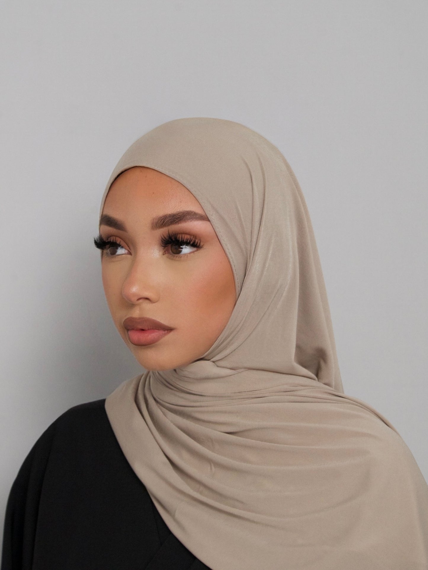 HIJAB JERSEY PREMIUM NUDE