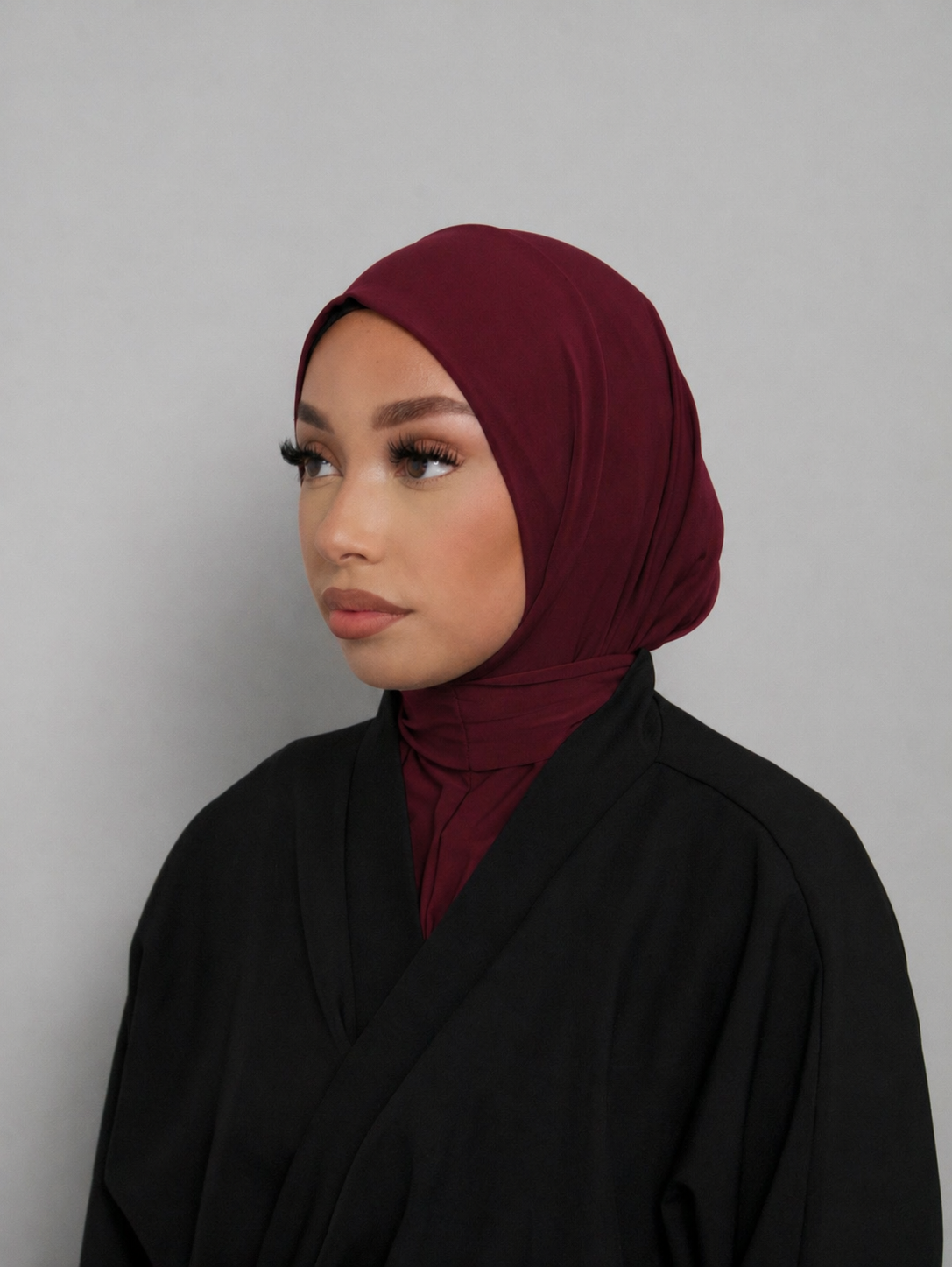 HIJAB CAGOULE BORDEAUX