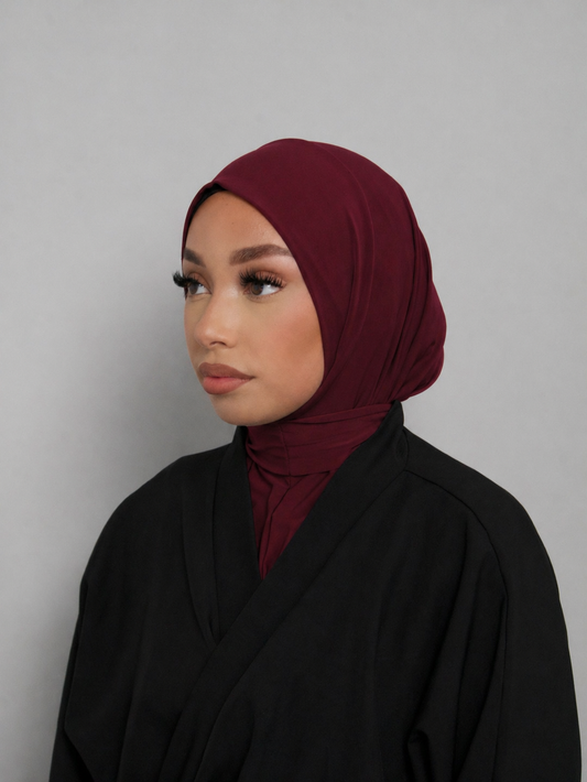 HIJAB CAGOULE BORDEAUX