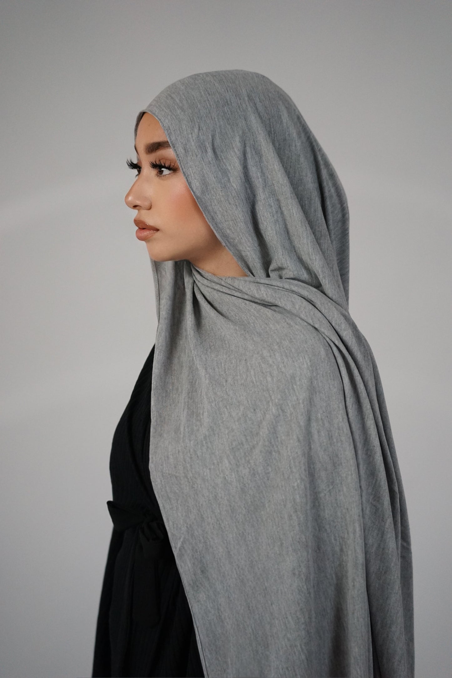 GREY BAMBOO MODAL HIJAB