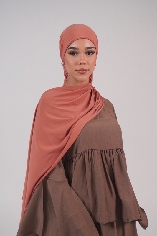 APRICOT LUXE PREMIUM JERSEY HIJAB