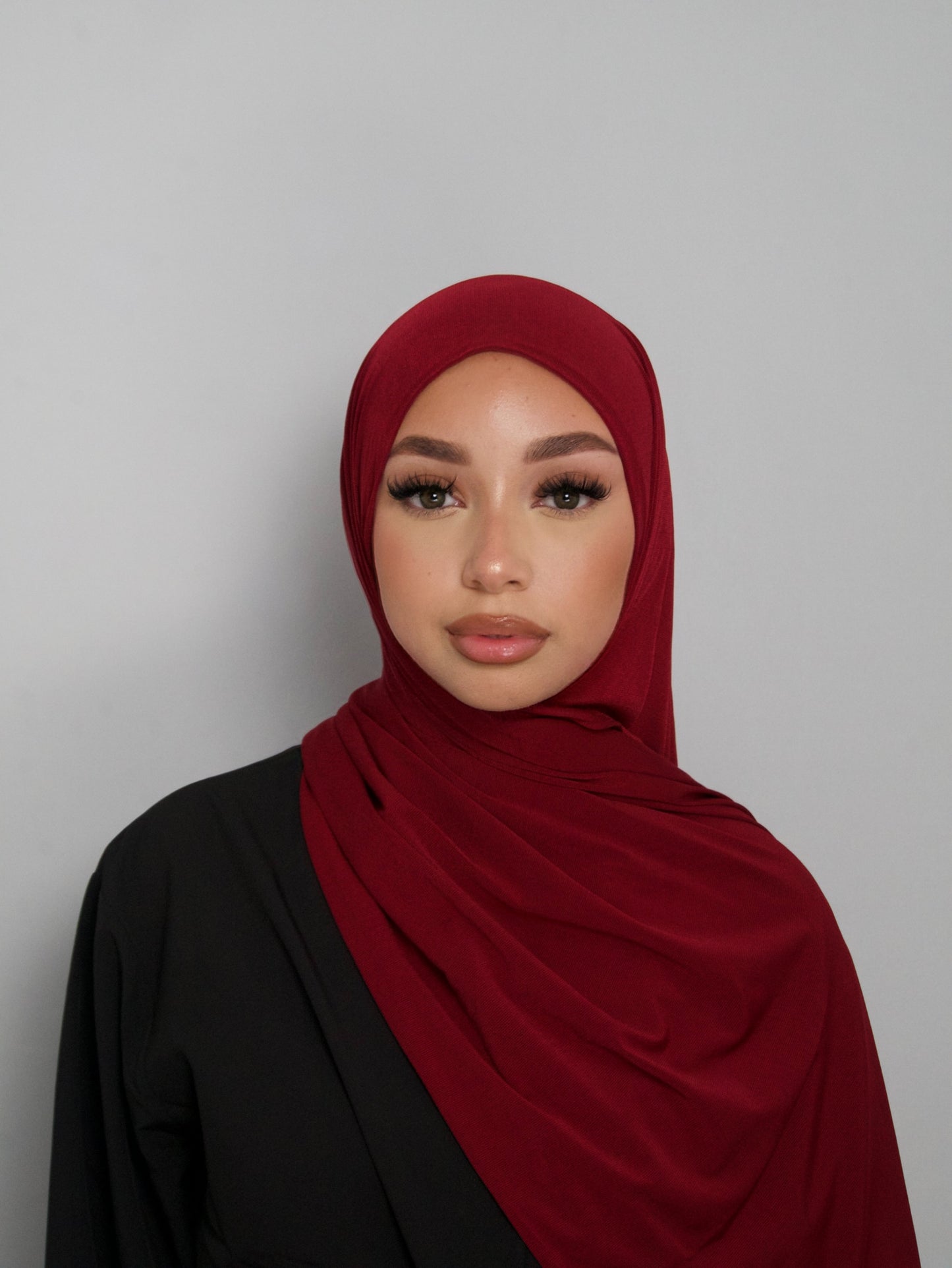 HIJAB JERSEY PREMIUM BORDEAUX