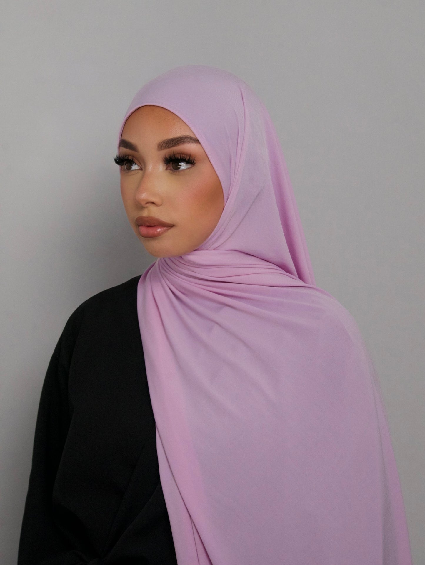 HIJAB JERSEY PREMIUM LILA