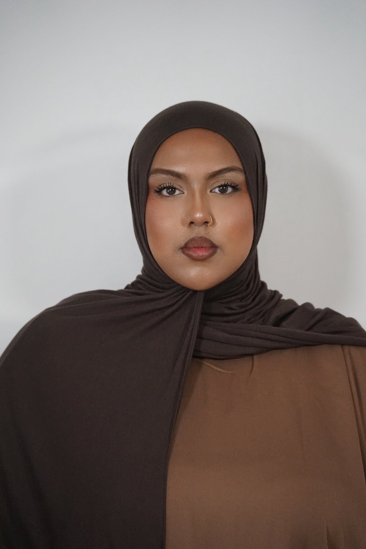 CHOCOLATE JERSEY BAMBOO MODAL HIJAB