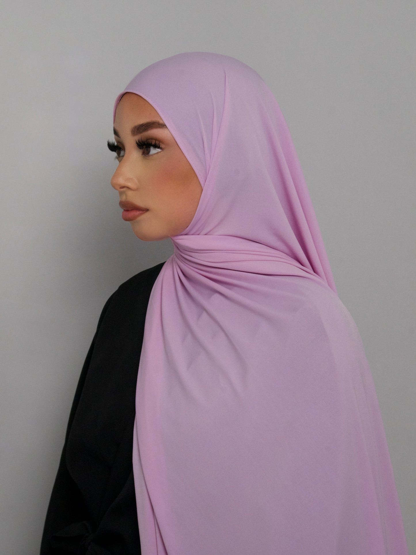 HIJAB JERSEY PREMIUM LILA