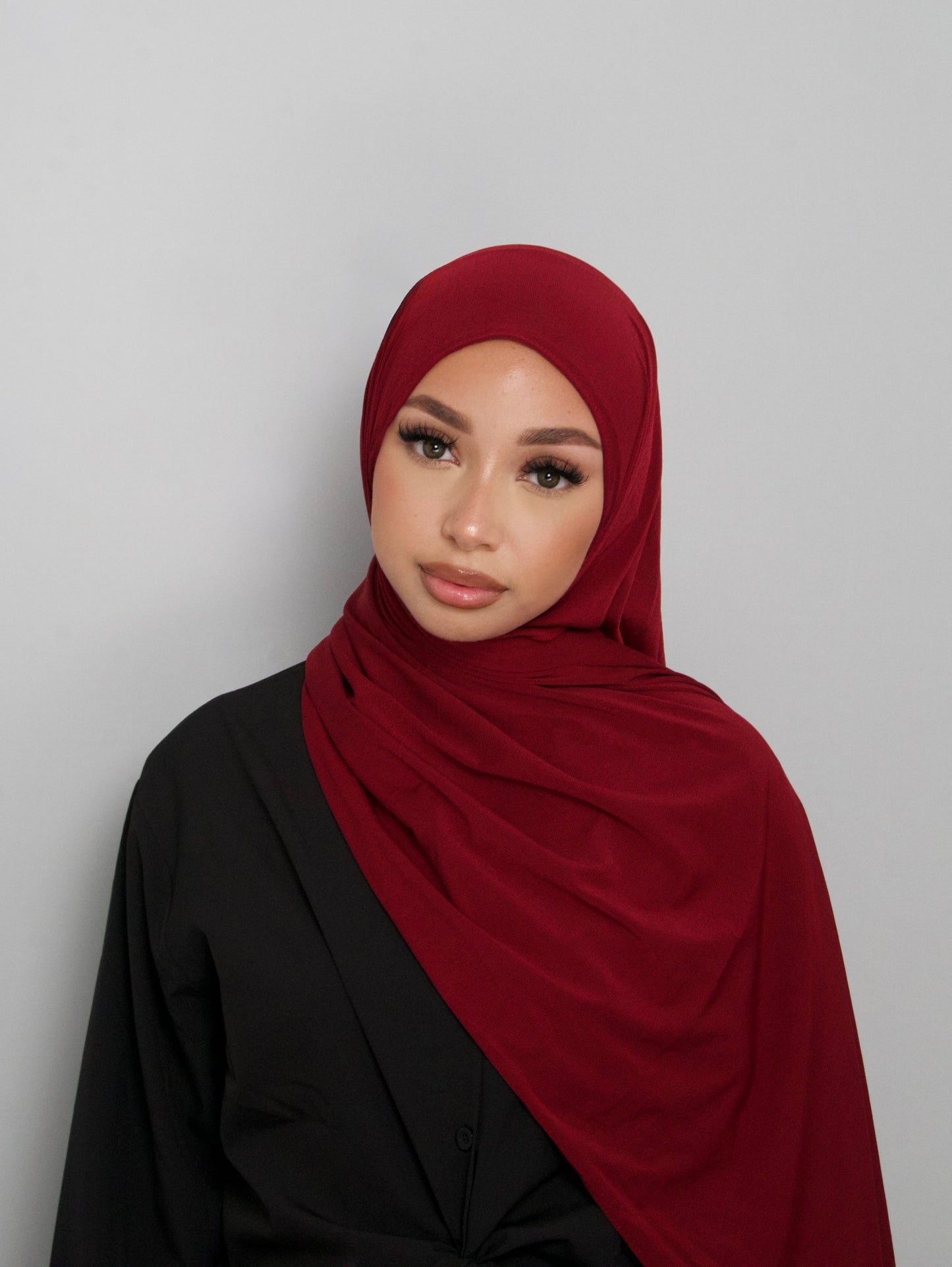HIJAB JERSEY PREMIUM BORDEAUX