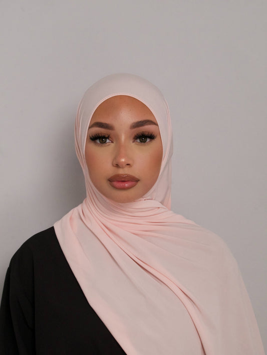 HIJAB JERSEY PREMIUM ROSE BONBON