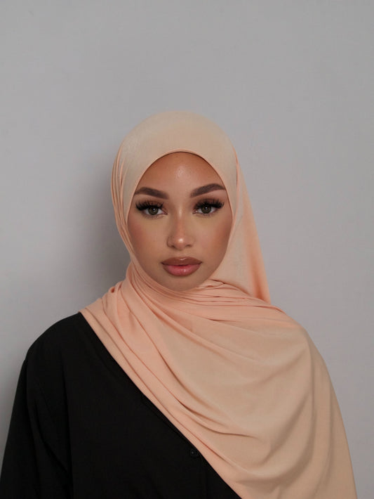 HIJAB JERSEY PREMIUM PECHE