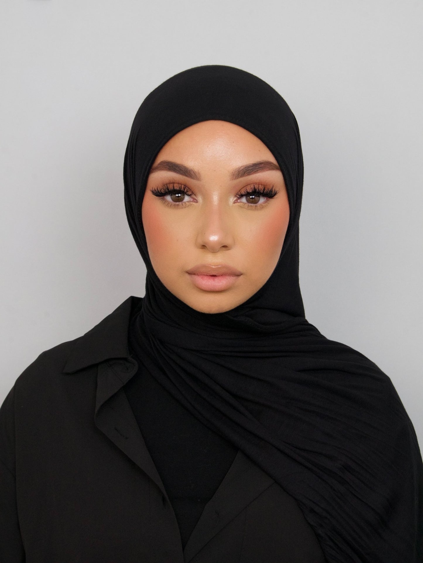 HIJAB JERSEY BAMBOO NOIR