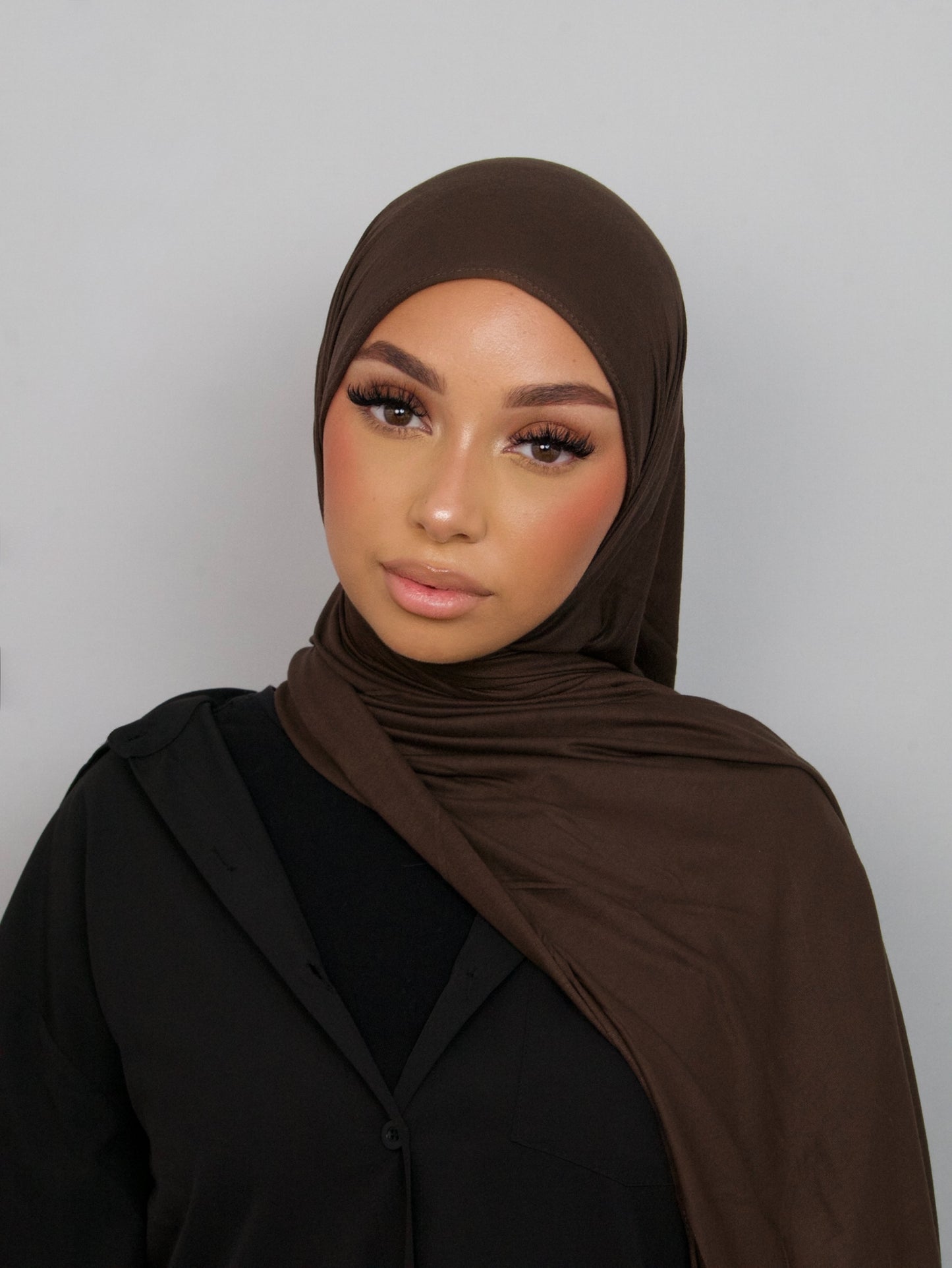 HIJAB JERSEY BAMBOO CHOCOLAT