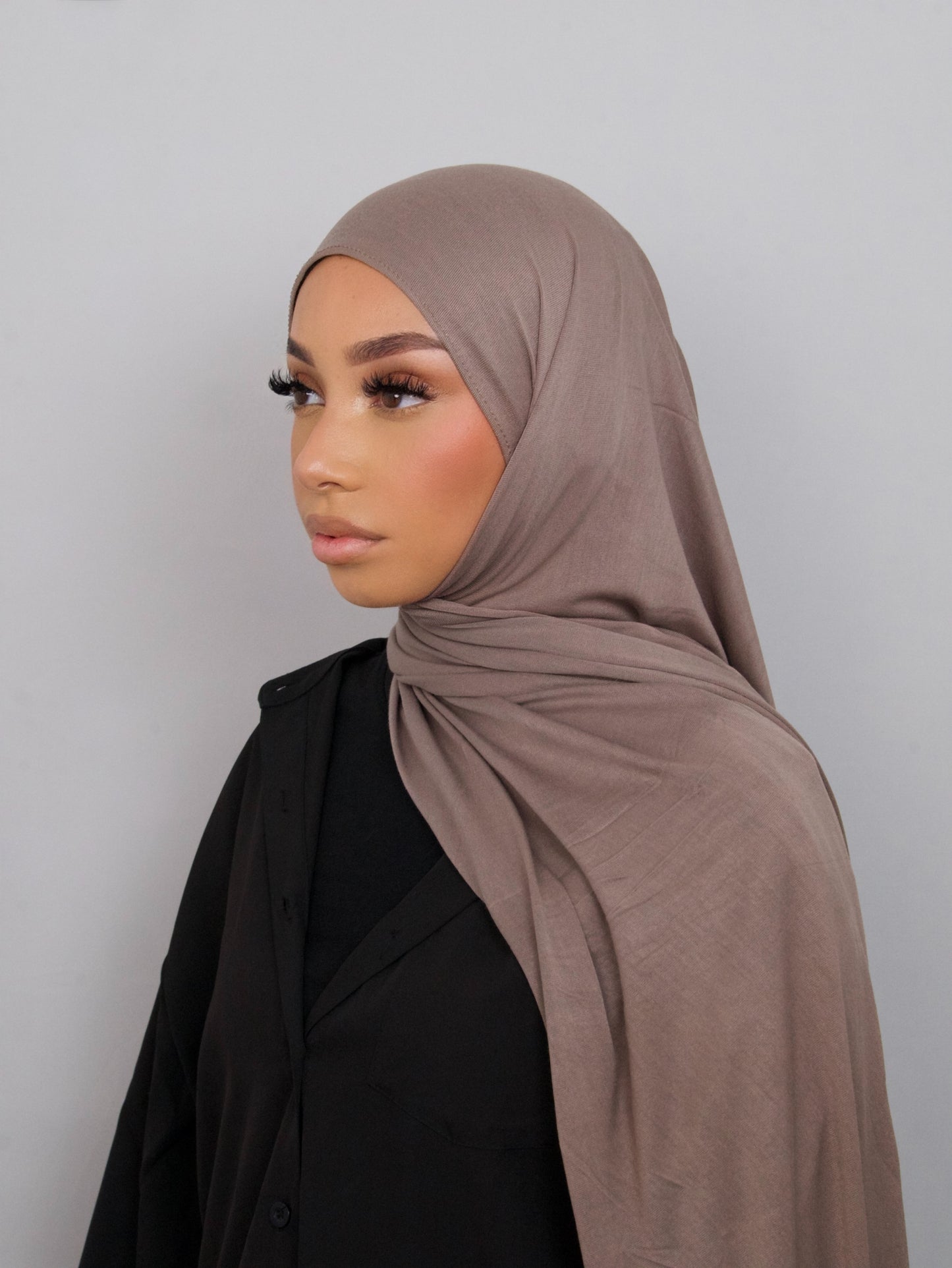 HIJAB JERSEY BAMBOO COFFEE