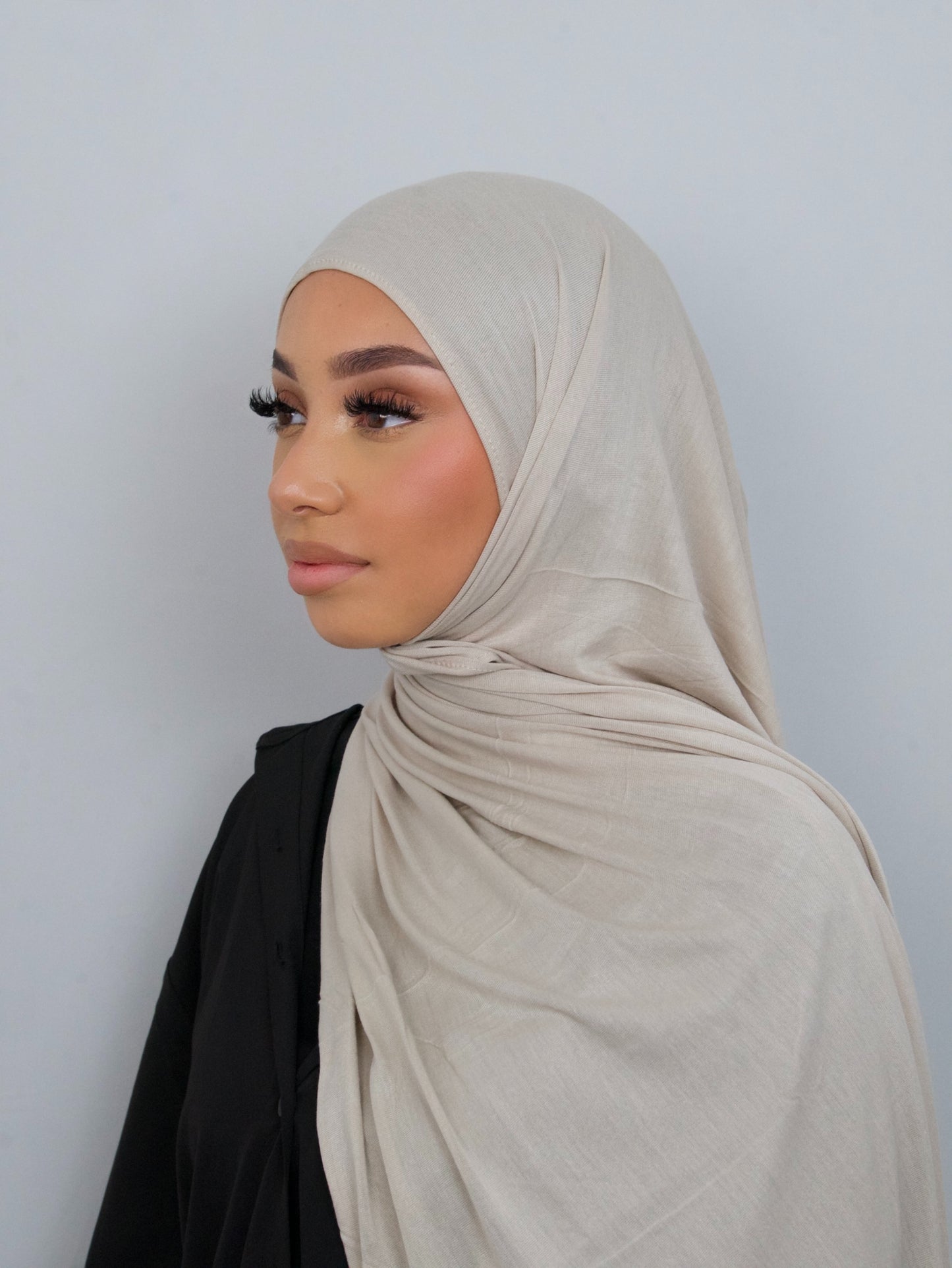 HIJAB JERSEY BAMBOO CREME