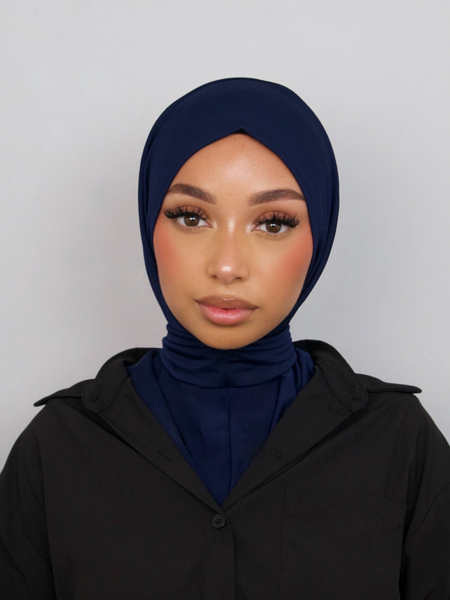 HIJAB CAGOULE BLEU MARINE
