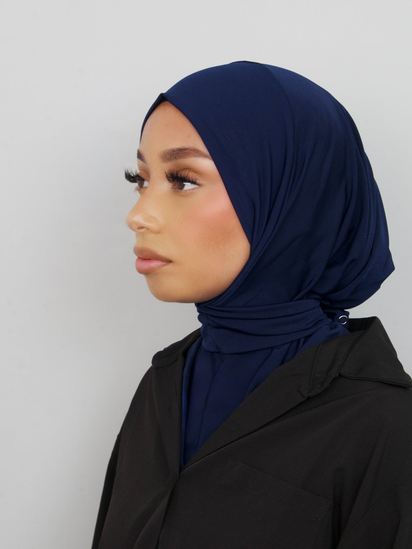 HIJAB CAGOULE BLEU MARINE