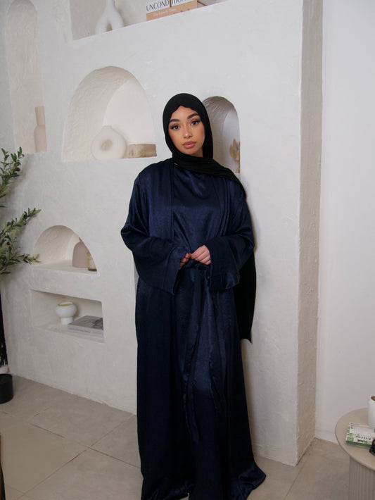 ABAYA DEUX PIECES BLEU NUIT 