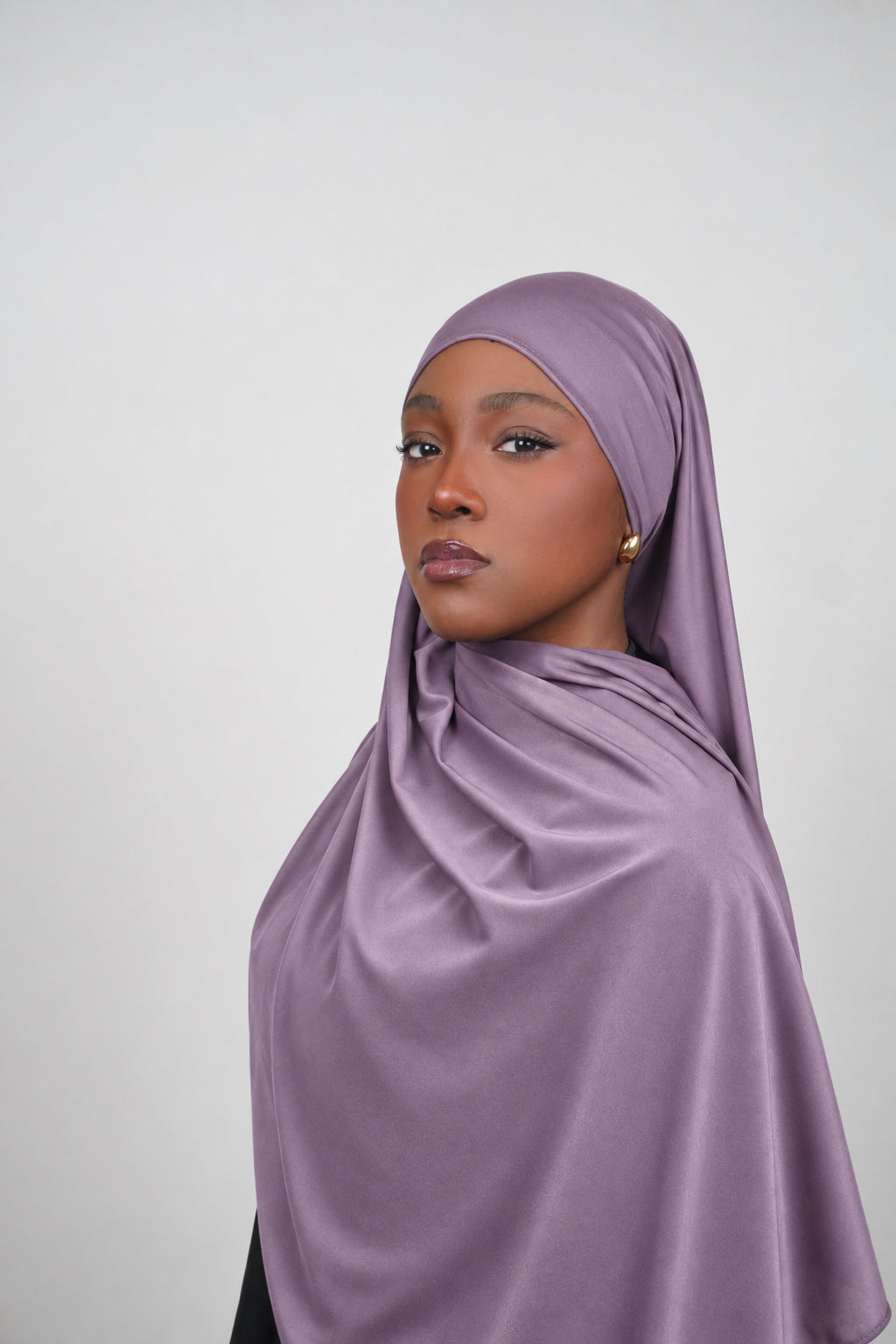 MAUVE LIQUID JERSEY HIJAB