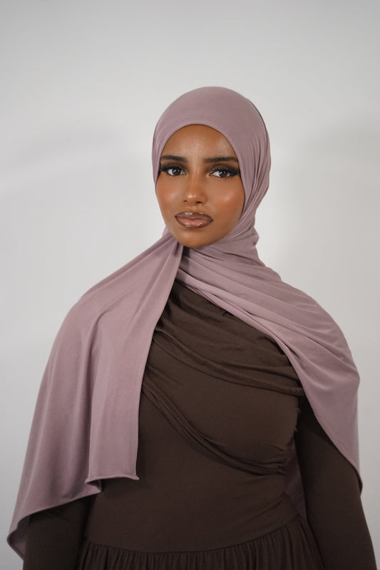 ROSEWOOD LIQUID JERSEY HIJAB