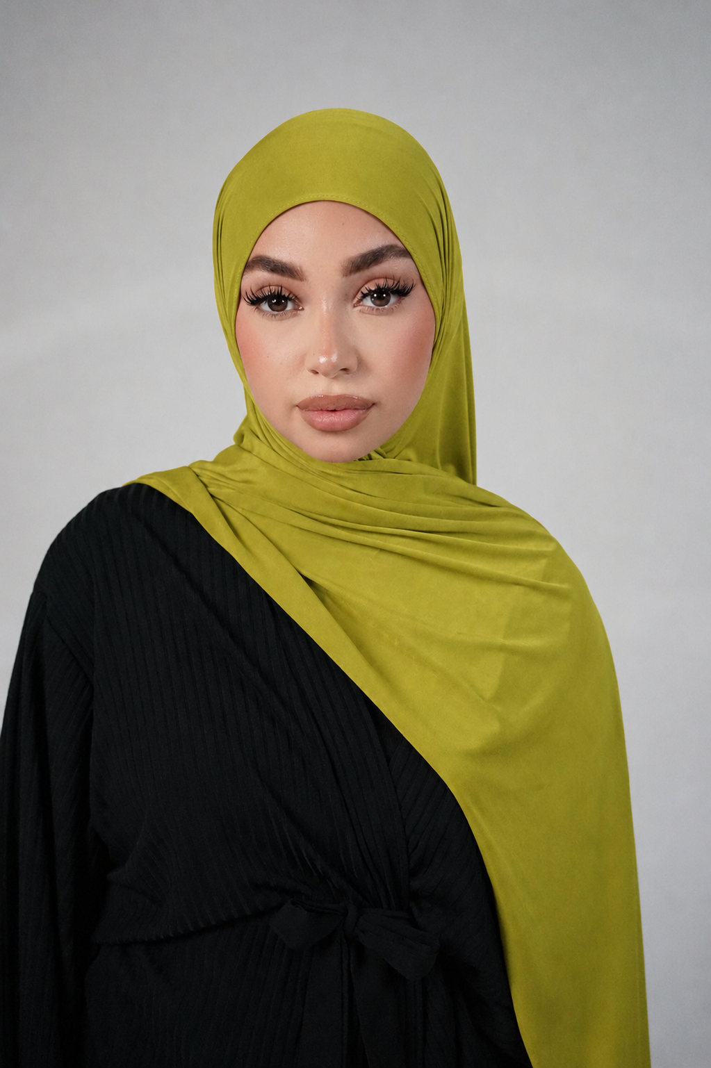 LIME LIQUID JERSEY HIJAB